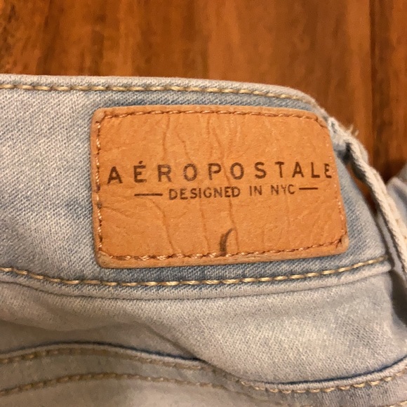 ⭐️⭐️ Aeropastle high waisted jegging - light denim color - Size 4 short. - Picture 7 of 8
